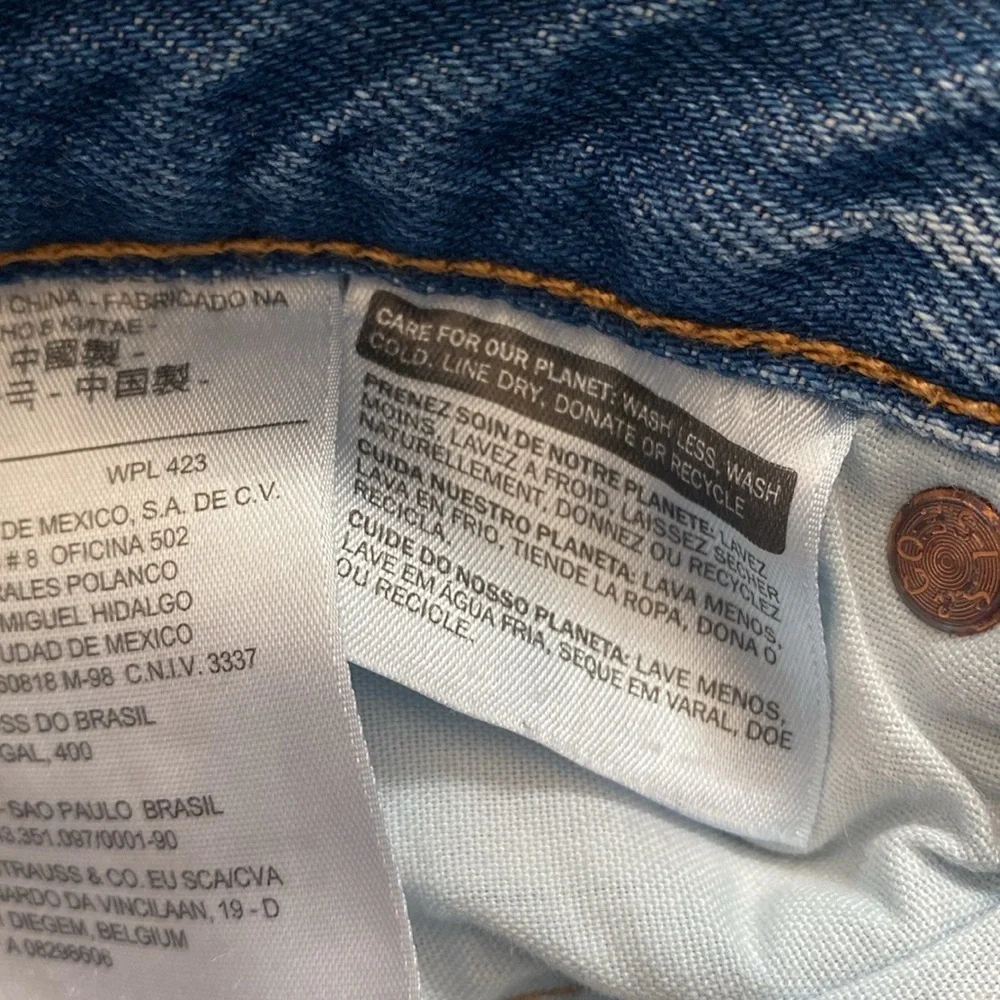 Levi’s Distressed Denim